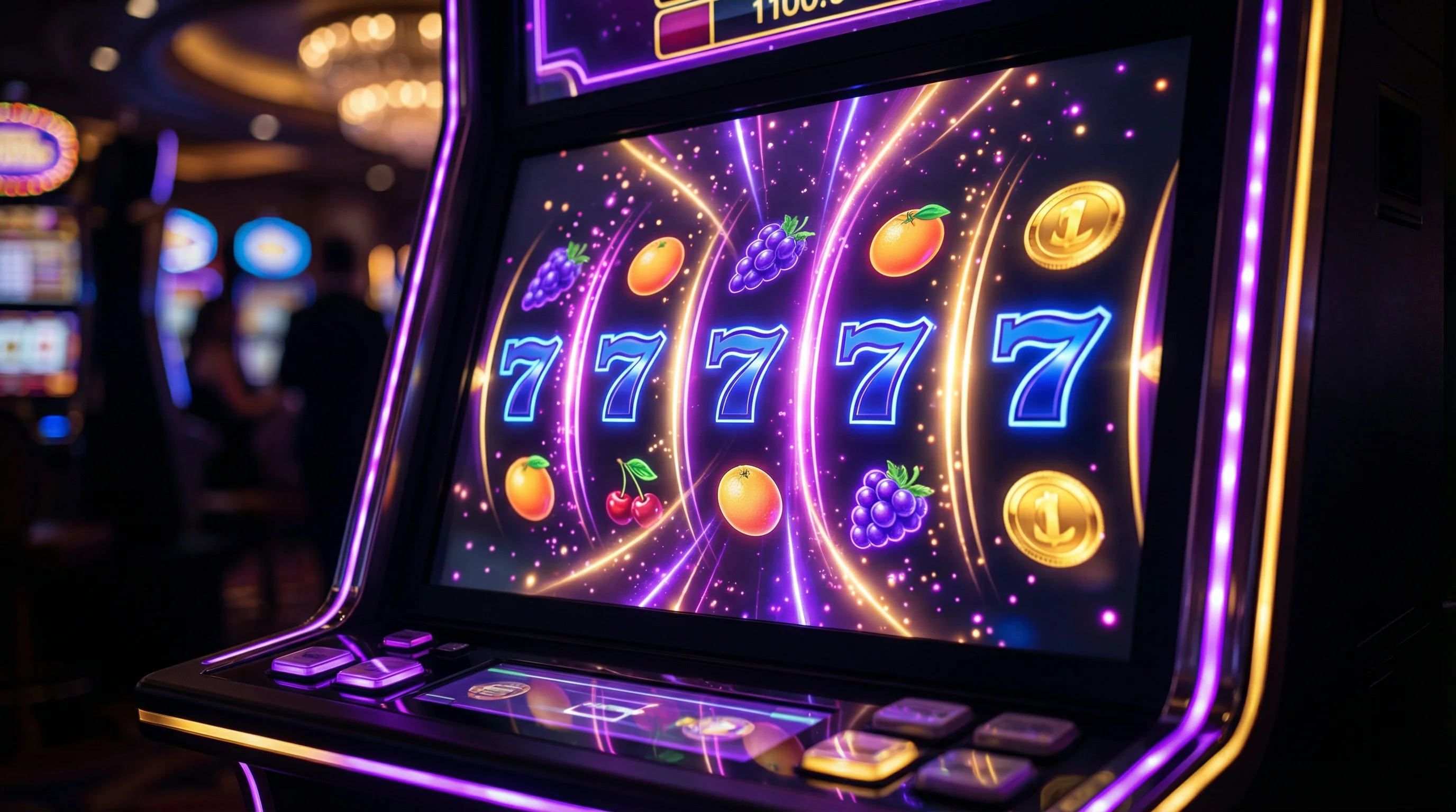 Tragamonedas con jackpots progresivos y símbolos coloridos